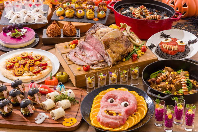 大阪のホテルで秋の味覚と遊び心あふれる料理、“コワ可愛い”スイーツを堪能！「ハロウィーンブッフェ2026」 9月11日より開催