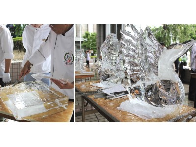 【京都ホテルオークラ】公開「氷彫刻講習会」7月9日開催～ 光輝く氷の芸術で、ひとときの涼を ～