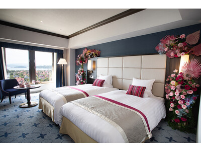 【ホテルオークラJRハウステンボス】バラをテーマにしたコンセプトルーム「ローズルームプラン」が登場！