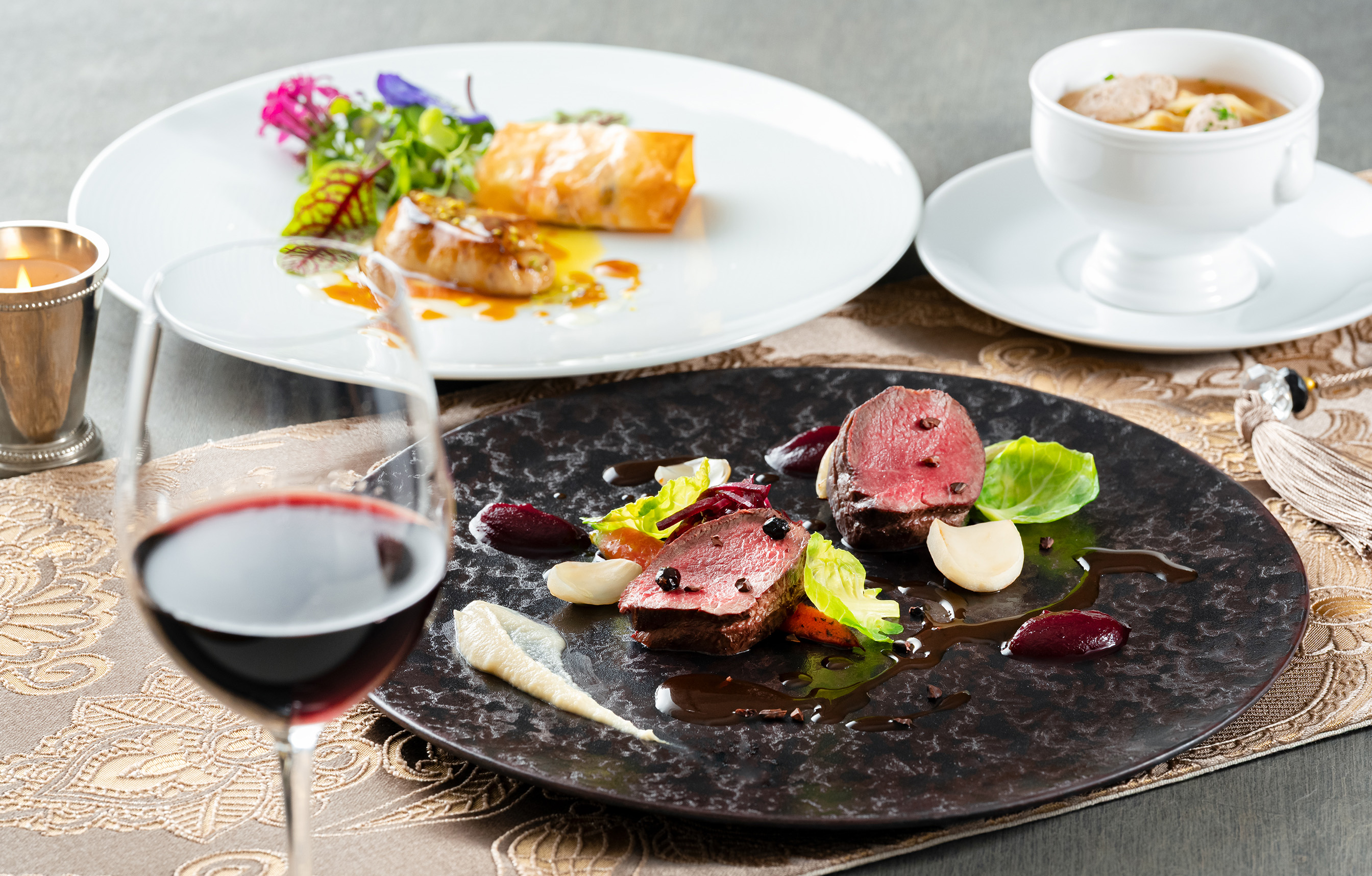 【ホテルオークラ福岡】博多座コラボレーションメニューをフレンチレストラン ル・…