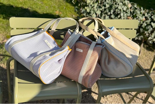 花ひらく季節、パリの春を軽やかに纏うバッグが到着。q bag paris「nest zip M（ネスト ジップ エム）」に数量限定カラーが登場！