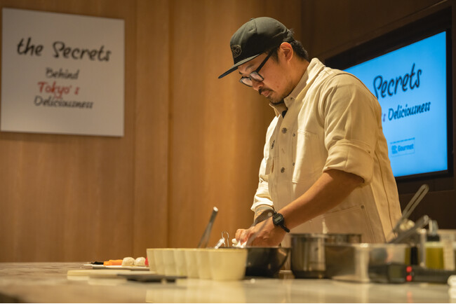 渋谷「テンキ」、海外メディアが集う東京都の食の魅力プレゼンテーションイベントに登壇 -“東京の今”を体現する新しい天ぷら体験を発信