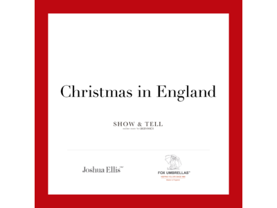 英国老舗ブランドがJoshua EllisやFox Umbrellasがそろう期間限定SHOP「Christmas in England」が12/10(土)-1月9日（月）よりオープン