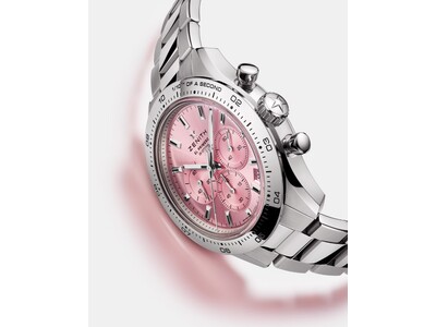 ゼニス、世界的な乳がん撲滅に向けた活動を継続スーザン G. コーメン(R)乳がん財団を支援するための特別なタイムピース“クロノマスター スポーツ ピンク”を発表