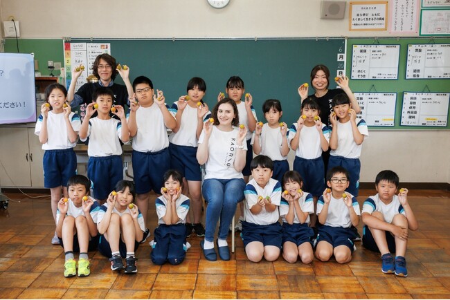 セントマティック「香りの授業」、若狭町立梅の里小学校で開催