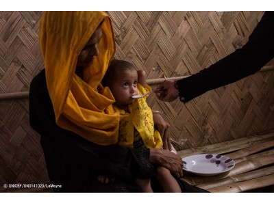 ロヒンギャ難民の子どもたち、7.5％が命に関わる重度栄養不良【報道参考資料】　