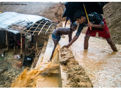 ロヒンギャ危機/バングラデシュ：モンスーンの豪雨と強風が難民キャンプ直撃【プレスリリース】