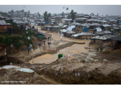 ロヒンギャ危機/バングラデシュ：土砂災害と洪水の危険が高い状況続く【プレスリリース】