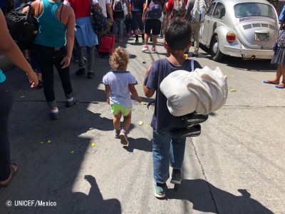 メキシコ：搾取、暴力、虐待などに晒される「移民キャラバン」の子ども2,300人【プレスリリース】