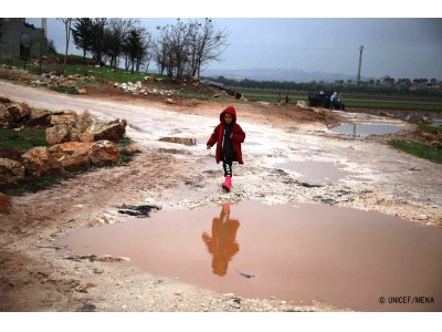 シリア北西部：子どもたちの命を脅かす紛争、極寒、そして洪水【プレスリリース】