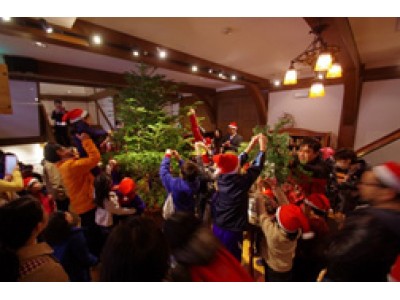 六甲オルゴールミュージアム　クリスマスイベント11月27日(月)から開催　～初日には、六甲山小学校・幼稚園の生徒がツリーの飾り付け～