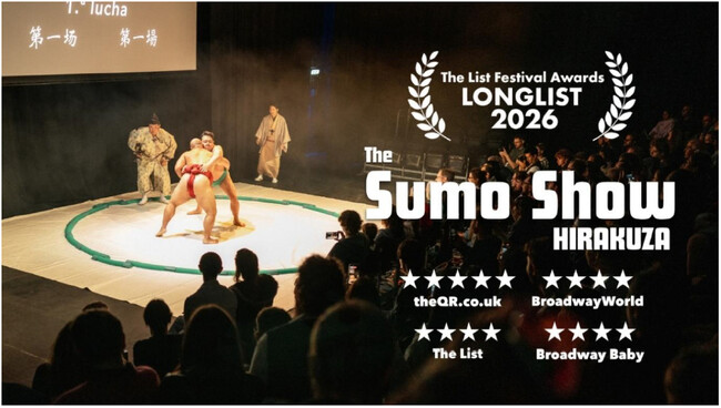 ���o�G���^���V���[�uThe Sumo Show HIRAKUZA�v���E�ő�̌|�p�t�F�X�e�B�o�� Edinburgh Festival Fringe��7,000�l���𓮈��I