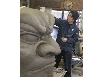 小豆島大観音の足元に妖怪彫刻ギャラリーが出現！