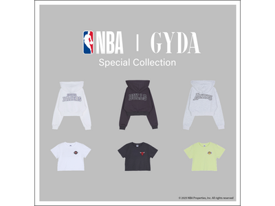 「GYDA（ジェイダ）」プロバスケットボールリーグ「NBA（エヌビーエー）」との別注アイテムを4月25日(金)に予約販売開始