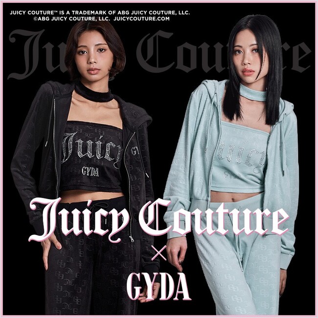 「GYDA（ジェイダ）」LA発のライフスタイルブランド「Juicy Couture（ジューシークチュール）」 とのコラボレーションアイテムを12月12日(金)に予約販売開始