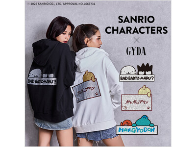 「GYDA（ジェイダ）」「SANRIO CHARACTERS（サンリオキャラクターズ）」 とのコラボレー...