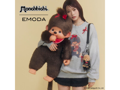 「EMODA（エモダ）」人気キャラクター「モンチッチ」と初のコラボレーションが実現。Z世代のファッションアイコン・瀬川陽菜乃さんをLOOKモデルに起用