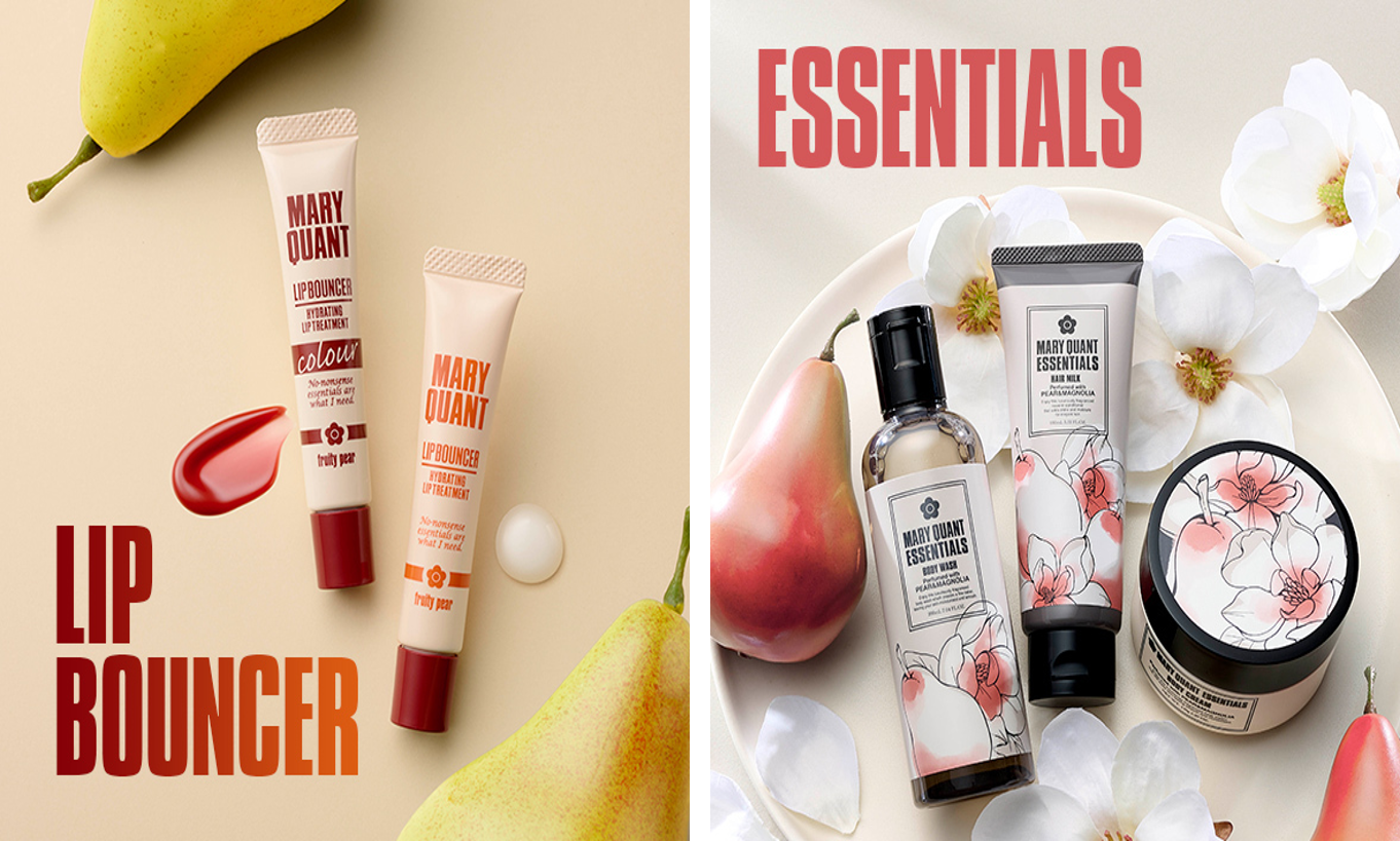 1本でリップケアとリップベースが同時に叶う唇用美容液フルーティ ペアーの香りの『リップ バウンサー』が選べる2タイプで登場！