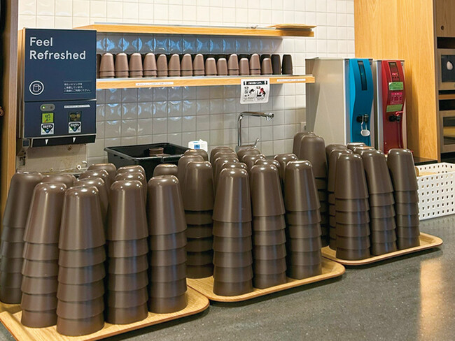 ソフトバンク本社におけるバイオマスプラスチック製カップの導入について