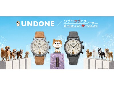 【UNDONE × SHIBUYA(ハート)HACHI】ワンちゃんの愛らしさとファッション性を掛け合わせた新コラボウォッチが登場！