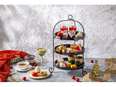 プルマン東京田町が贈る甘く贅沢な「クリスマスアフタヌーンティー」ジンジャーブレッドマンやクリスマスギフトのミニケーキがホリデーシーズン限定登場