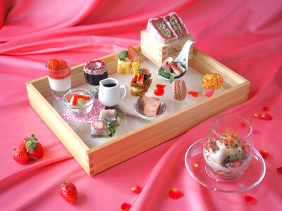 【メルキュール京都ステーション】旬のいちごを贅沢に味わえる「苺に恋するストロベリーアフタヌーンティー 」...