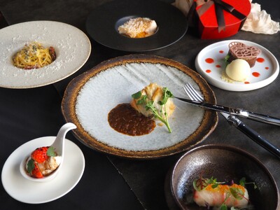 【メルキュール京都ステーション】大人のためのバレンタイン ー食感と香りを楽しむ期間限定ディナーコースと、...