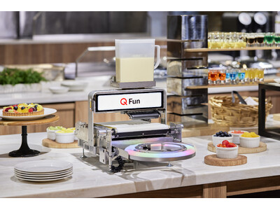 日本初導入ホテルに決定！！【クレープロボットQ Fun】あなただけのオリジナルクレープをDIY！イビススタイルズ東京ベイの朝食レストラン「STREATS」よりエンターテイメントスイーツをお届け！