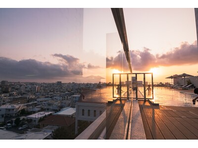 桜の時期に水着の準備？インフィニティプール、2026年2月28日オープン！ノボテル沖縄那覇でプールはじめ！