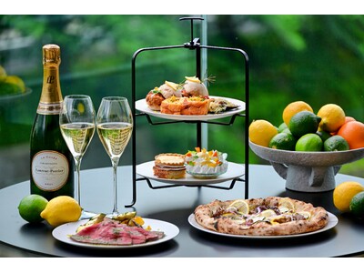 【ノボテル奈良】ルーフトップテラスで楽しむ初夏のイブニングハイティー 奈良の食材と爽やかなレモン香る限定...