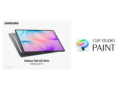 CLIP STUDIO PAINT��Samsung�̍ŐV�^�u���b�g�uSamsung Galaxy Tab S12 Ultra�v�ƁuSamsung Galaxy Tab S12+�v�ɃO���[�o���Ńv���C��