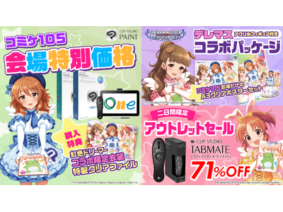 セルシス、コミックマーケット105で「アイドルマスター シンデレラガールズ」とコラボレーション
