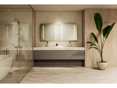 オリジナル洗面化粧台を発売　～「住友林業の家」と調和する「Germoglio」シリーズ第2弾～