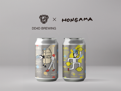 DD4D BREWING、人気イラストレーター「HONGAMA」とのコラボレーションビール＆グッズを発表