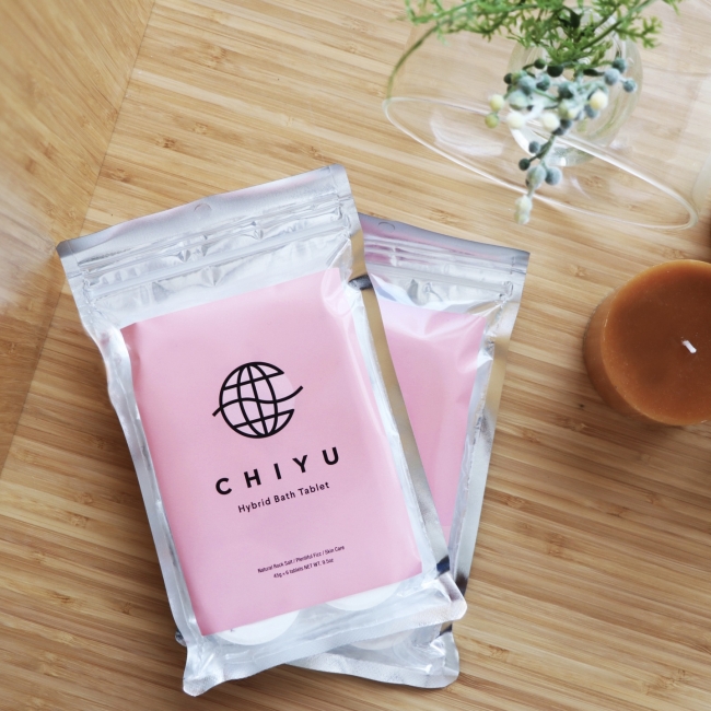 天然岩塩×炭酸で話題の、新感覚入浴料「CHIYU ハイブリッドバスタブレット」が Amazon.co.jpと楽天市場にて販売を開始！