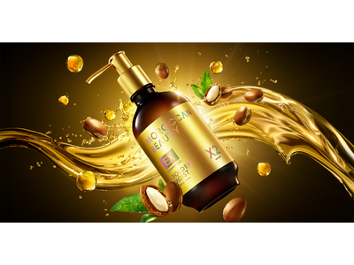 超高圧*¹アルガンオイル*配合！“金のオーロラ美艶”へ導くプレミアムライン「ゴールデンモイストEX」が、...