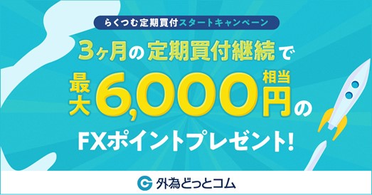 新キャンペーン「らくつむ定期買付スタートキャンペーン」実施！
