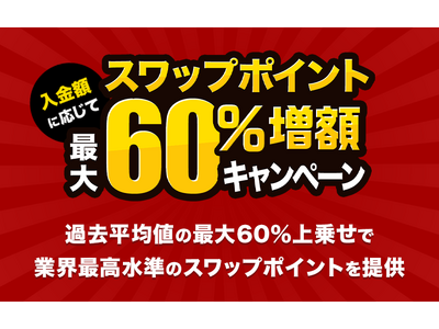 人気のトルコリラ3通貨ペアが対象！『外貨ネクストネオ』入金額に応じてスワップポイント最大60％増額キャンペーン！