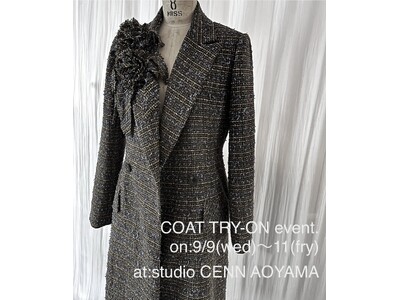 COAT TRY-ON EVENT｜コートで遊ぶ、3日間。