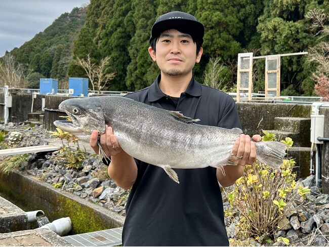 温暖化に負けない「4kg」の巨大養殖サクラマス誕生。 大学発ベンチャーの Smoltが独自の育種技術で養殖の常識を打破。