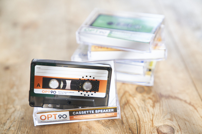 ラジカセいらずのカセットテープ型Bluetoothスピーカー「OPT90 カセットスピーカー」の販売を開始！：マピオンニュース