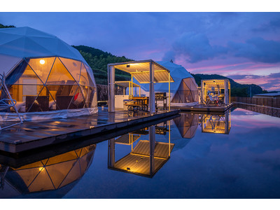 【Resort Glamping.com新掲載】～2021年オープンのアウトドアリゾート。大阪府初のドーム型テント宿泊も可能！～「FOREST GLAMPING-牛滝温泉 四季まつり-」