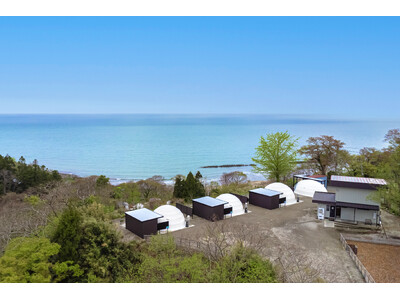 【日本海を一望】新潟県にあるグランピング施設「蒼天海峯」に新たな絶景サイトが4棟オープン！～新サイトオープン記念セール開催中～