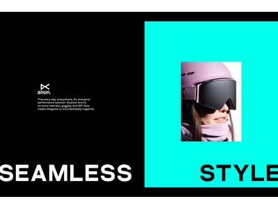 ゴーグル・ヘルメット・ MFI(R) フェイスマスクの完璧な一体感が 大人から子供まで快適なライディングをサポート　Anon  The Solution Is Seamless