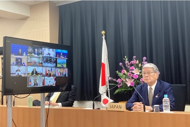 日ASEAN＋3農林大臣会合で日ASEANみどり協力プランの賛同を得ました