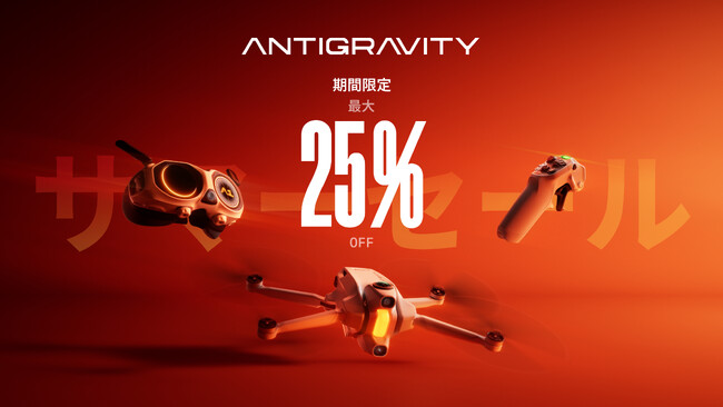 �y�T�}�[�Z�[���E�ő�25��OFF�z8k 360�x�h���[��Antigravity A1�ő�����A�Ă̐�i