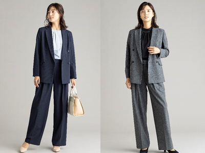 人気のレディースブランド「NATURAL BEAUTY」“リラックス感”と“きちんと感”を両立させた「ダブルブレストジャケット」「ワイドパンツ」が好評販売中！