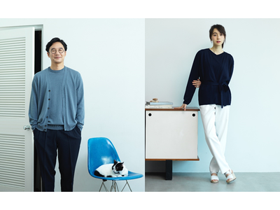 【スーツセレクト】同色・同素材で合わせやすい！RBCラインからアンサンブルニット