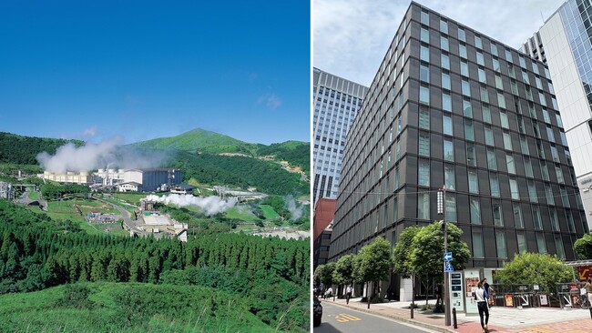 地熱発電を用いたオフサイトコーポレートPPAを東京都内のオフィスビルに導入