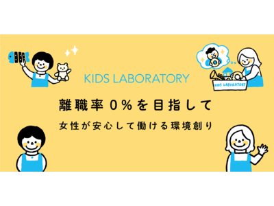 キッズ・ラボラトリー、「低用量ピルの費用と診察代の補助」、「プレ更年期・更年期に関する診察代の補助」を新たな福利厚生に